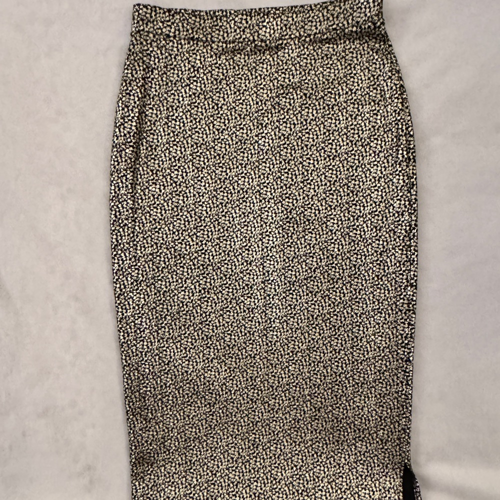 Sami & Jo Glittery Patterned Pencil Skirt